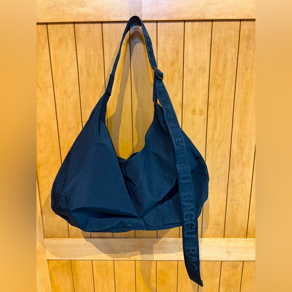 Baggu Black Large Crescent Bag